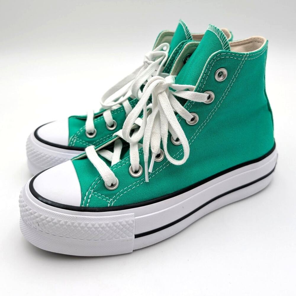 Converse Chuck Taylor All Star Lift Sneakers Womens Green Size US5 EU35